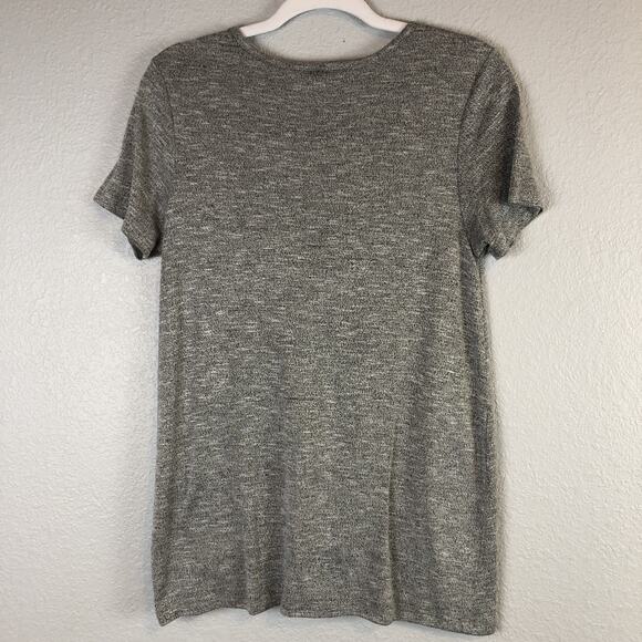 Green Bay Packers T-Shirt NFL Team Apparel Medium Gray Grey Knotted Front Shirt - Picture 5 of 5